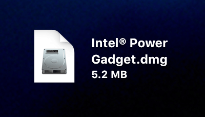 Intel Power Gadget mac 2